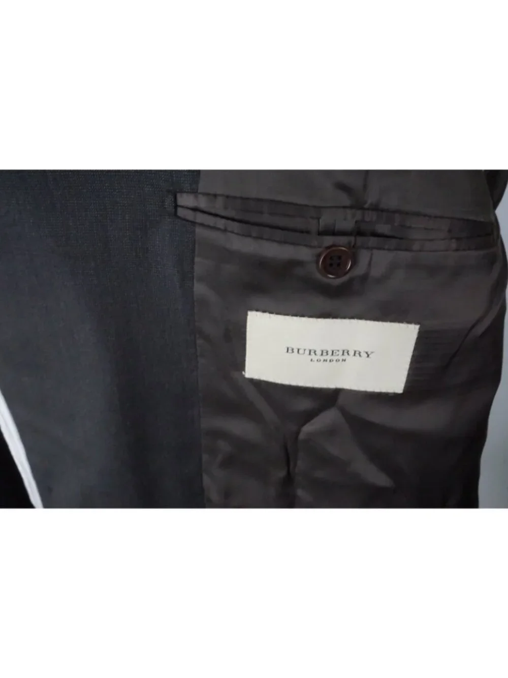 Burberry London Brown Wool 2 Pc Suit Jacket Pants Sz 48R BRAND NEW